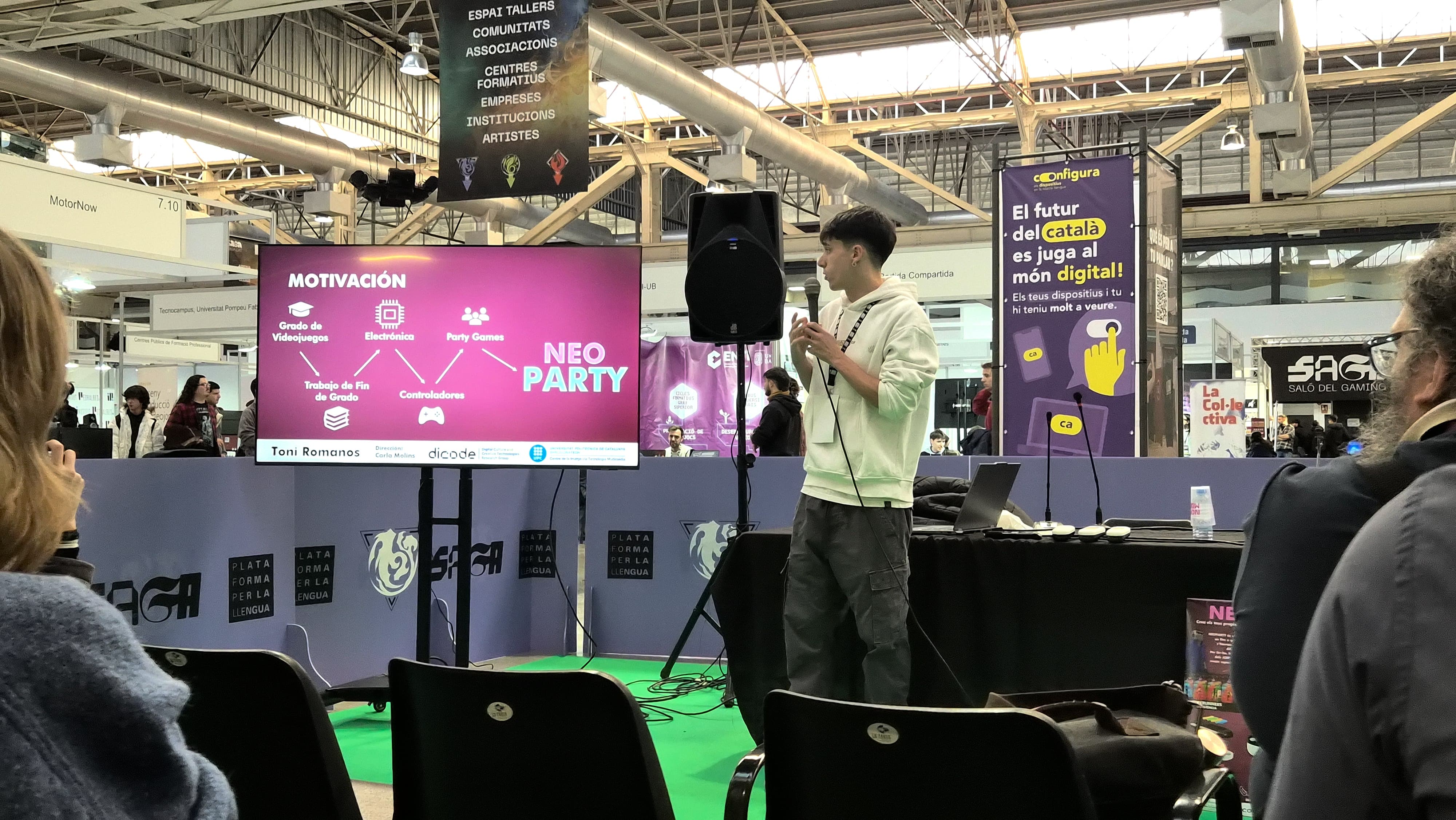 Momento de la charla