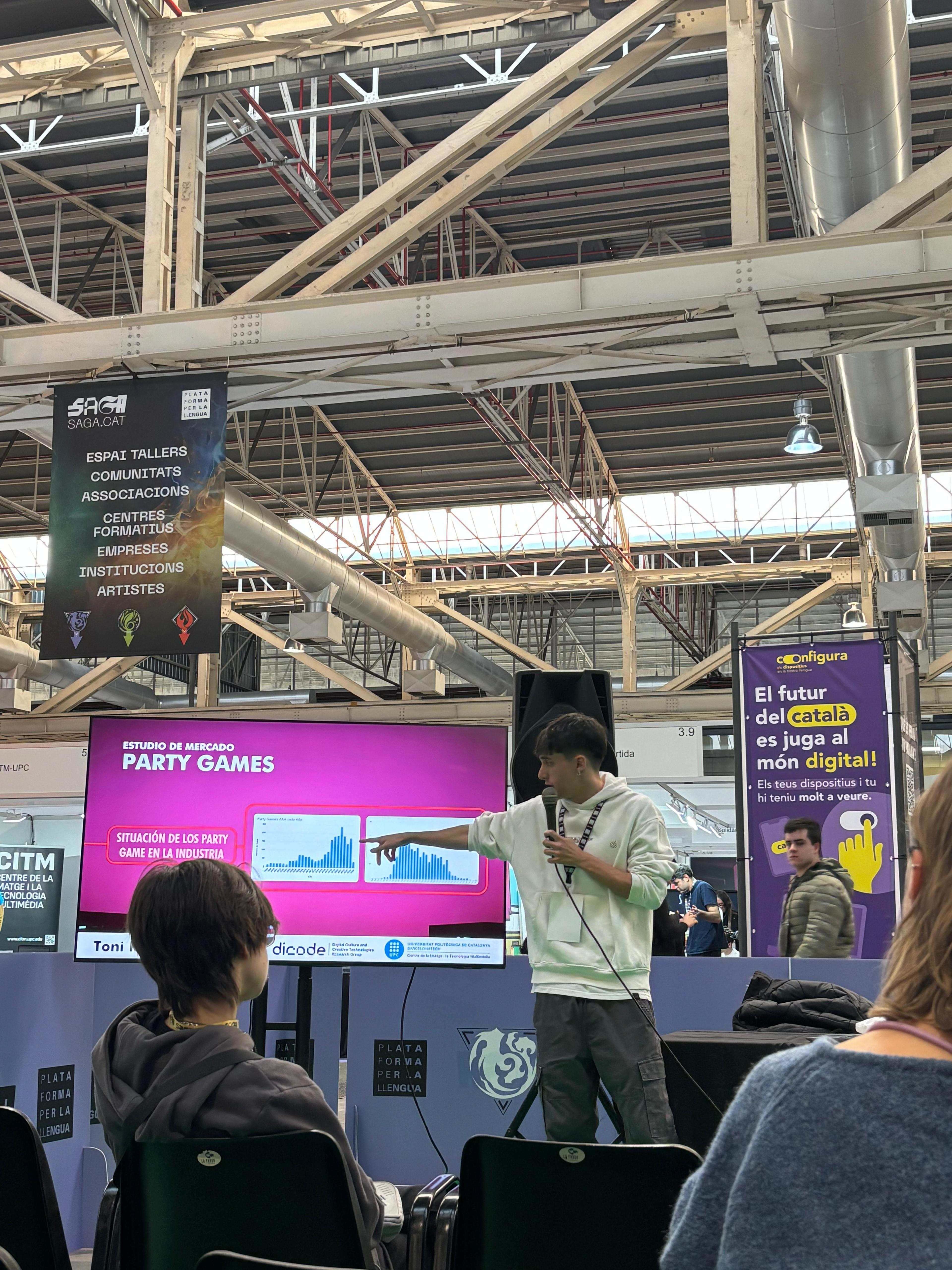 Momento de la charla